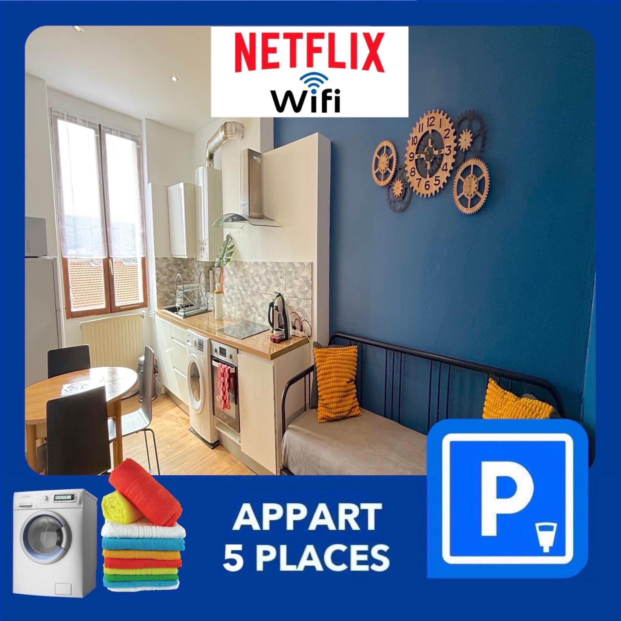 012 Chic & Cosy F2 34M2 Hypercentre Wifi Smart Tv Netflix Appartement Saint-Etienne  Buitenkant foto